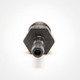 ProTool Coupler QC Male to 1/2 Barb, close-up view of black plastic coupling fitting for precision fluid connection.