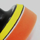 ProTool Foam Polishing Pad 3in, close-up image of the orange foam polishing pad with yellow and black accents.