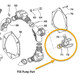 J.Racenstein Comet P36 ORing 2.62 x 20.7, technical diagram of a piston pump component with highlighted ORing.