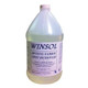 Winsol Awning Fabric Spot Remover Gal, a large white bottle with a purple label designed for removing difficult stains from awning fabrics.