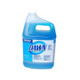 J.Racenstein Dawn Dish Detergent, large blue bottle with handle and white cap for dishwashing and cleaning.