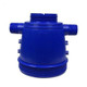 ProTool Housing Lower Body for Clever Sprayer, blue plastic component with multiple threaded connections.