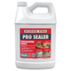 StonePro Pro Marble/Tile Grout Sealer, white plastic bottle with red and black label showcasing product name and features.