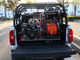 ProTool Small Pure Water Drone Skid, equipment mounted in the back of a pickup truck for water-based drone operations.