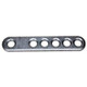 J.Racenstein Termination Plate 3/4in-5/8in MIO, metal termination plate with multiple holes for adjustable fittings.