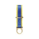 J.Racenstein Tie off 2 Metal Rings 08ft length, yellow and blue strap with metal rings at each end for securing and tying.