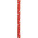 Teufelberger KMIII Rope 7/16in 600 Red, close-up view of a durable red and white braided climbing rope.