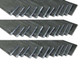 ProfessionalSquegees Rubber Professional Squegees Rubber Replacement, set of black rubber squeegee blades ProTool