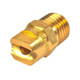 J.Racenstein Soft Wash Tips and Nozzles, gold-colored spray nozzle with threaded end for pressure washer equipment.
