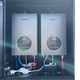 ProTool Enclosed Pressure and Soft Washing Drone Trailer, showcasing the equipment mounted inside the trailer with control panels and plumbing connections.