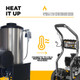 BE 8-10 GPM Diesel Fired Hot Box 12V - 99012V, industrial hot water pressure wash equipment.