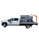 ProTool Drone Pressure Washing Flatbed Skid, industrial pressure washing equipment mounted on a truck for mobile cleaning services.
