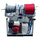 ProTool Pressure Washing & Soft Washing Compact Skid, industrial cleaning equipment with hoses and engine for pressure and soft washing.