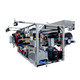 ProTool Hot Water Truck Skid with Lights, industrial hot water truck skid featuring lighting system, water pumps, and engine components for high-pressure cleaning.