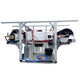 ProTool Dual User Pressure Washing Soft Washing Simple Skid, industrial pressure washing machine with metal frame, hoses, filters, and components for cleaning and soft washing.