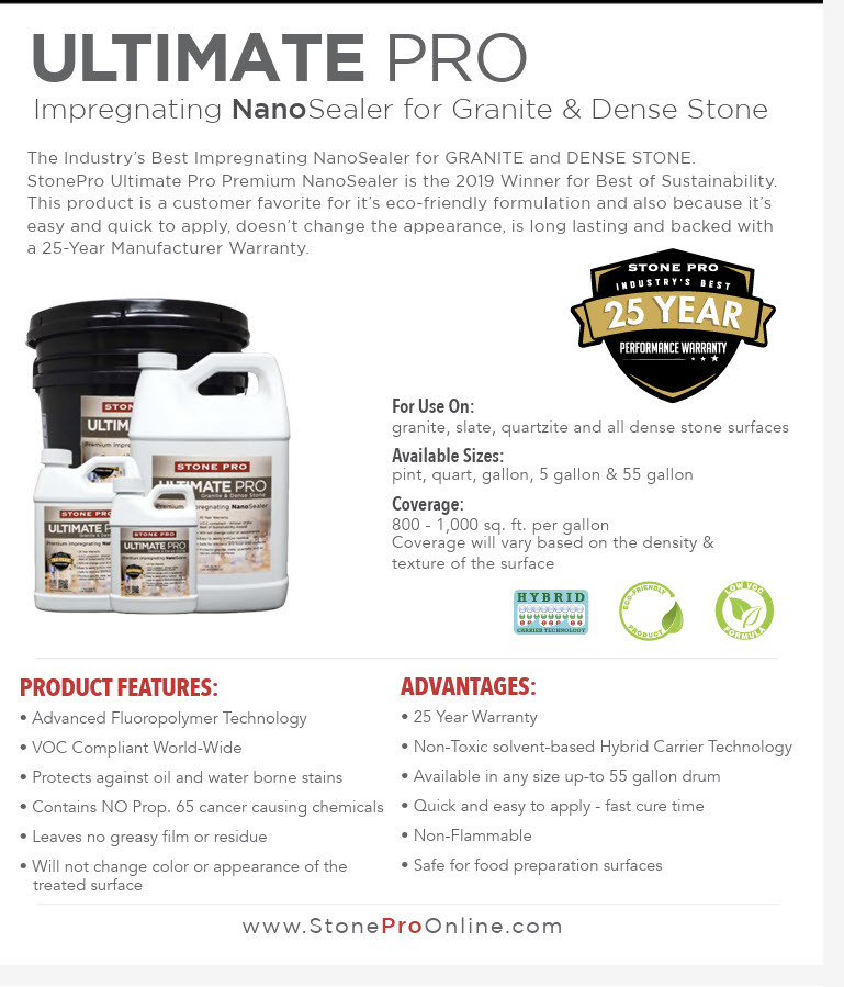 Pro Sealer Impregnating Sealer Stone Pro