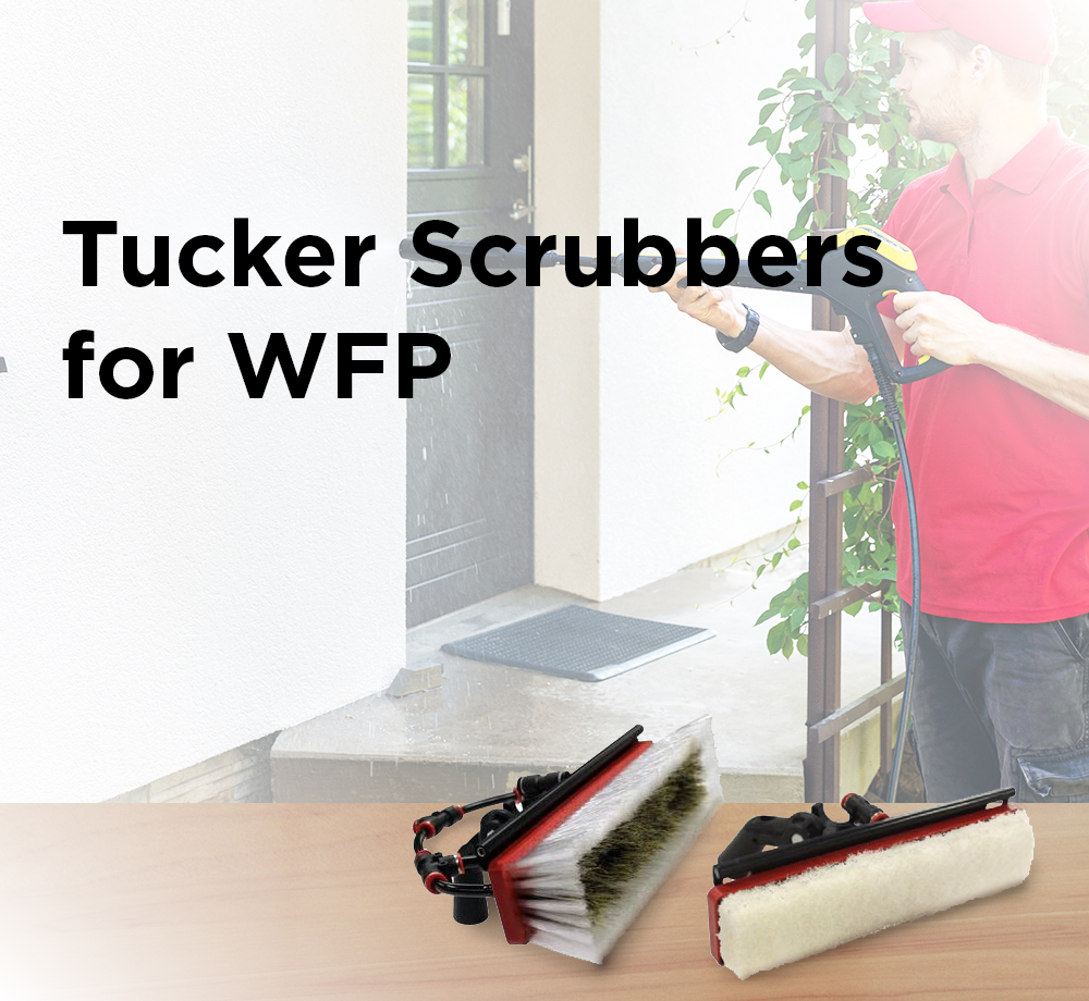 Scrubbers for Water Fed Pole