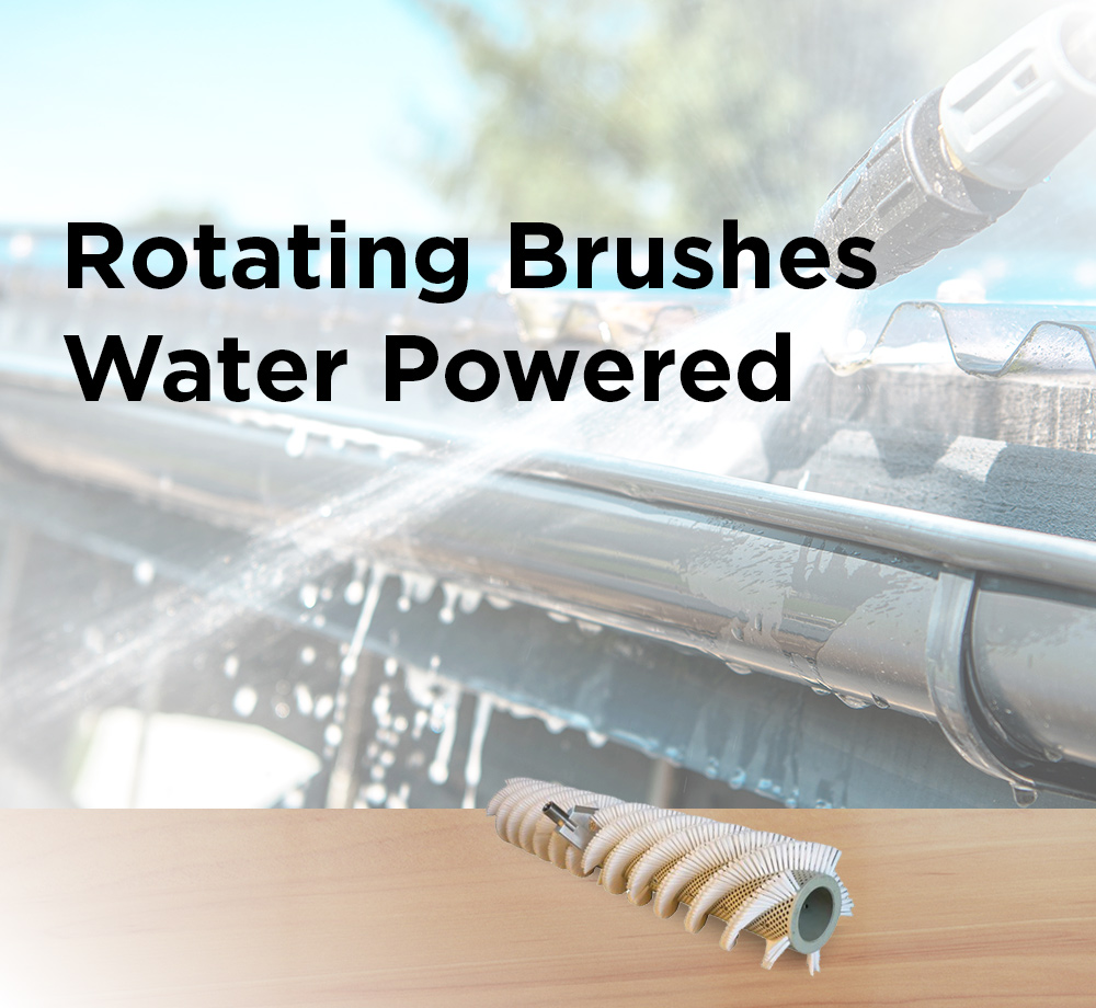 Water Powered Solar Brushes