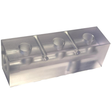 Metering Manifold Translucent 5 Port Softwash (3ea) 1/2in and (2ea) 3/4in