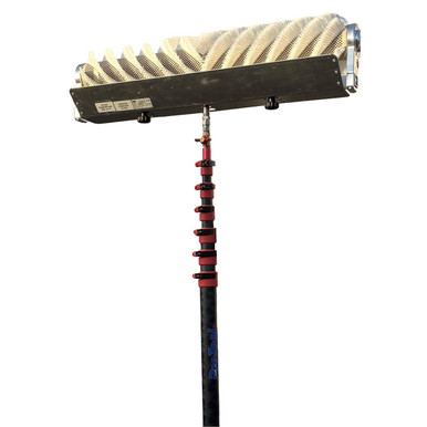 Rotary Solar Brush 32in Water Powered with 27ft ProTool Solar Pole