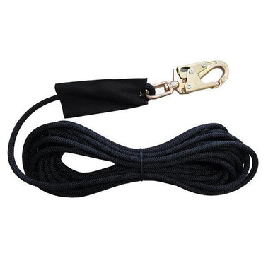 Teufelberger KM Rope 7/16in 50ft Swivel Snap Hook