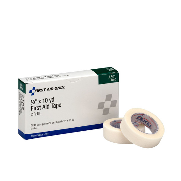 1/2" X 10 Yd. First Aid Tape Roll, Box of 2