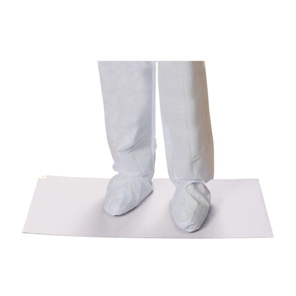 Gray 18"x45" Contamination Control Mat, 18"x 45", Gray, 30 Layers, 8 per Case Contamination Control Mats