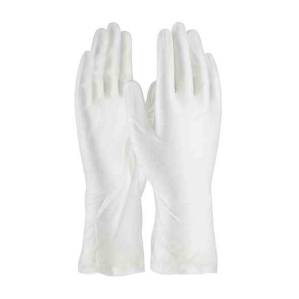 12" Cl 100 CR PF Vinyl Glove 100/pk 10 pk/cs, LARGE,QRP - Size L, Clear 1 Case - CE Single Use Gloves