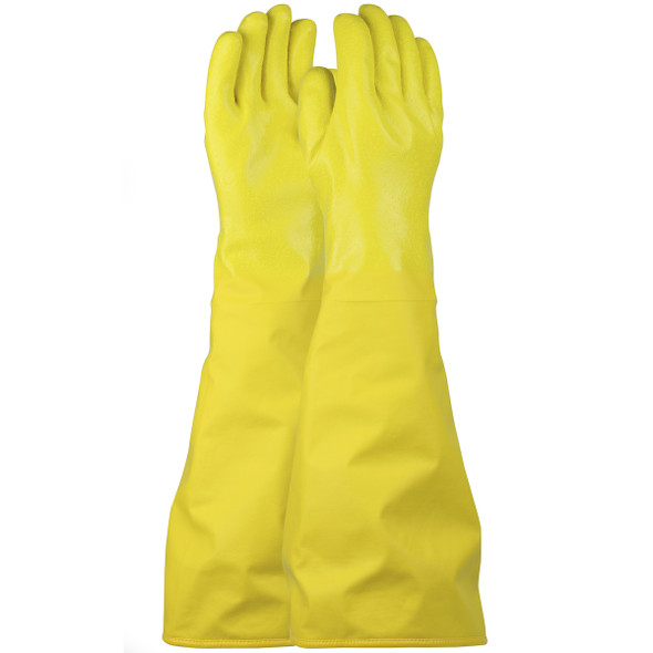 21" Cold Handling Polytuff Gloves Gloves - Size L, Yellow, CE Gloves, 1 Pair