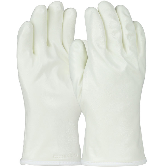 White Polyurethane Sure Grip Gloves Layer Temp Gloves X-Large - Size XL, White, CE Gloves, 1 Pair