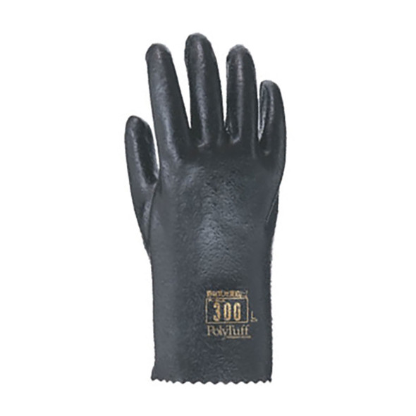10.25" Wool Lined Poly Tuff Esd Gloves XL 1 Pair - Size XL, Black, CE Gloves, 1 Pair