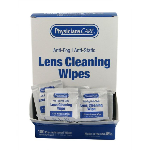 Lens Cleaning Wipes 100/Box