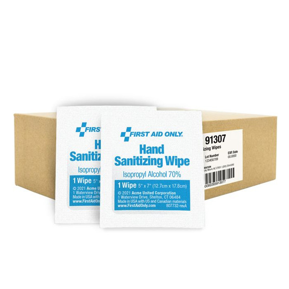 Hand Sanitizing Wipes, 70% Alcohol Formula, 1,000/CA