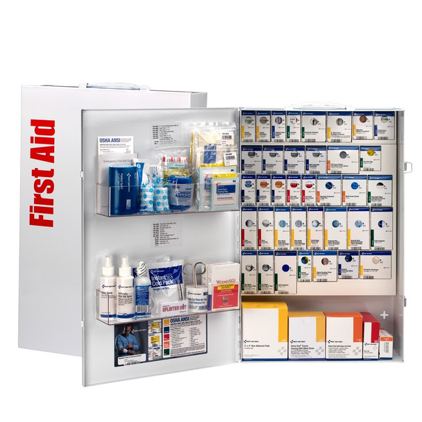 200 Person XXL Metal SmartCompliance Food Service First Aid Cabinet without Medications