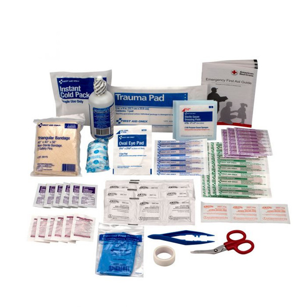 25 Person First Aid Kit, Plastic Case