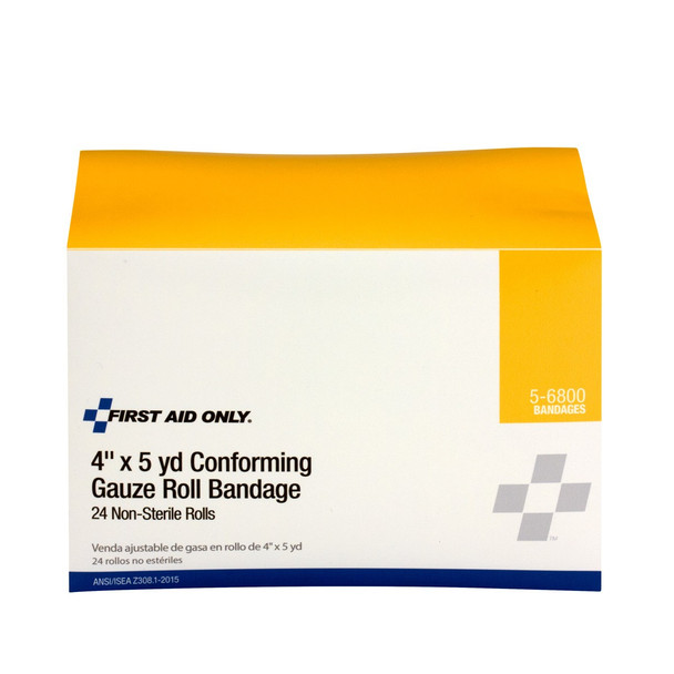 4"x 5 yd. Conforming Gauze Non-Sterile, 24 Per Box