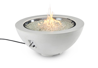 Outdoor Great Room White Cove 42" Round Gas Fire Pit Bowl