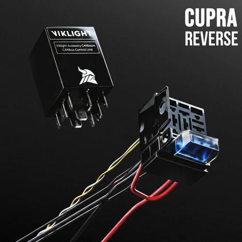 CANbeam Reverse – The new digital reverse light wiring for automatic control of the reverse lights CANbeam_05_reverse is compatible with the following models:

2024 –
LED – Cupra Terramar

2025 –
LED – Cupra Leon