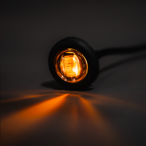Viklight Power X1 is a compact warning light with orange position light and 14 flash patterns.