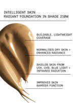 INTELLIGENT SKIN RADIANT FOUNDATION SPF 15 -  210W