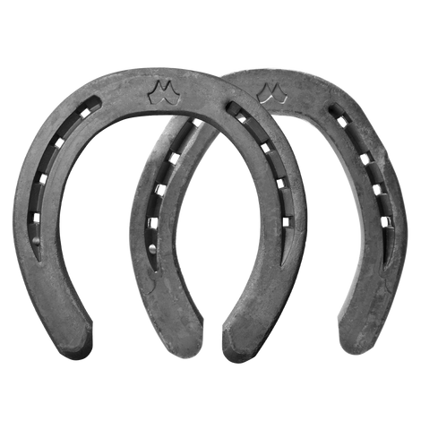 Mustad LiBero 3/4 Fullered Front Toe Clip and Hind Side Clip Horseshoes 22x10