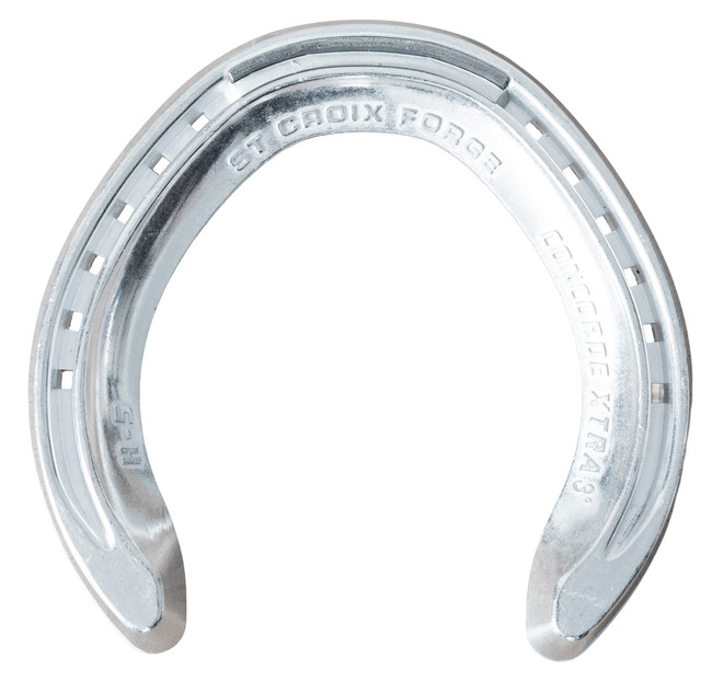 SCF Xtra Aluminium 3 Degree Wedge Hind Toe Clip Horseshoe