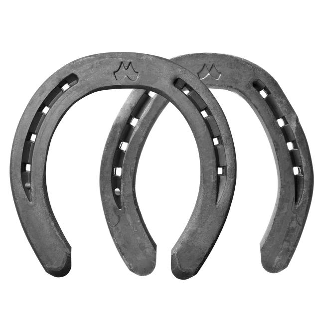Mustad LiBero 3/4 Fullered Front Toe Clip and Hind Side Clip Horseshoes 20x8