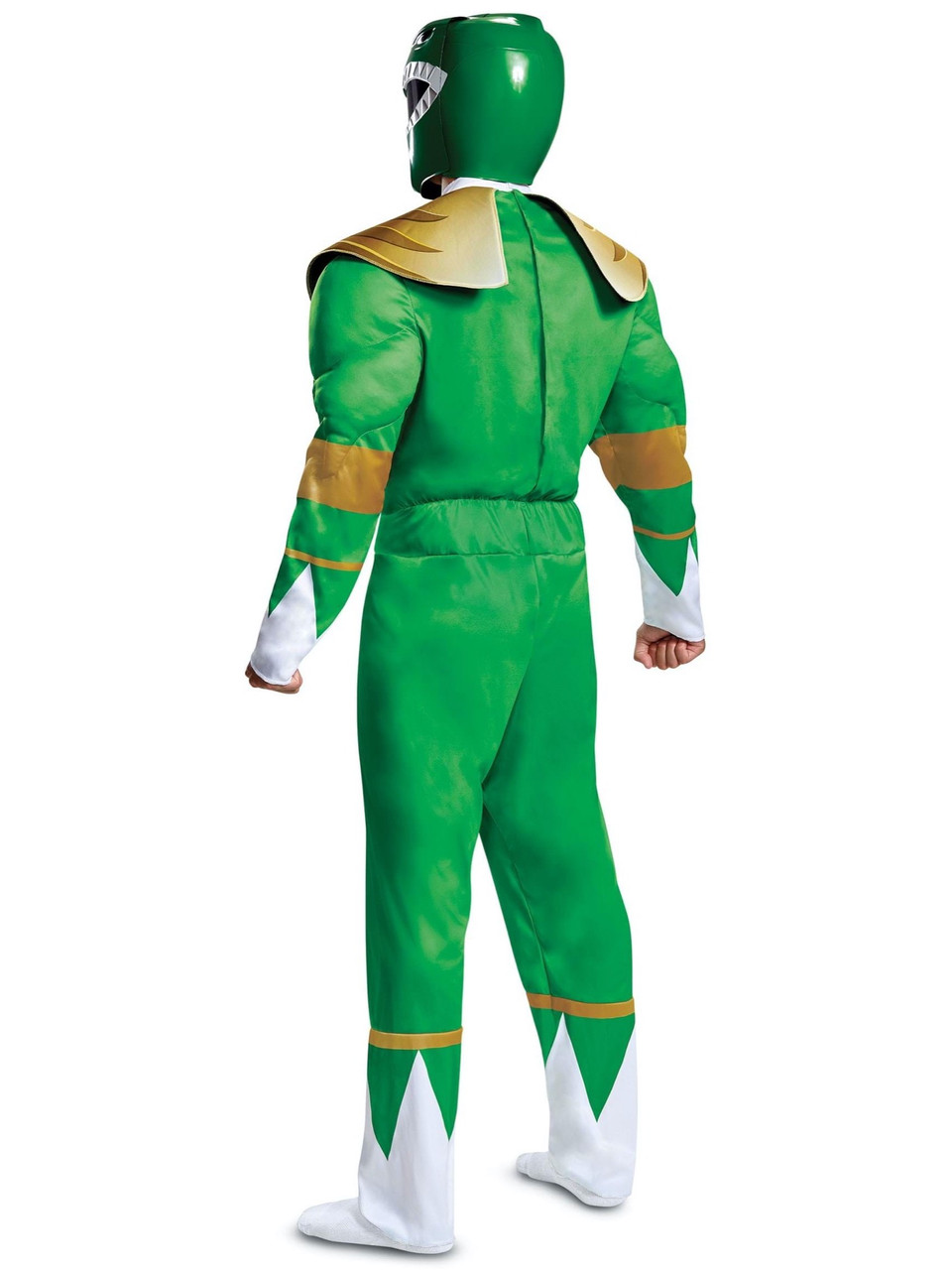 Green Ranger Classic Muscle Power Rangers Superhero Movie Adult Mens ...