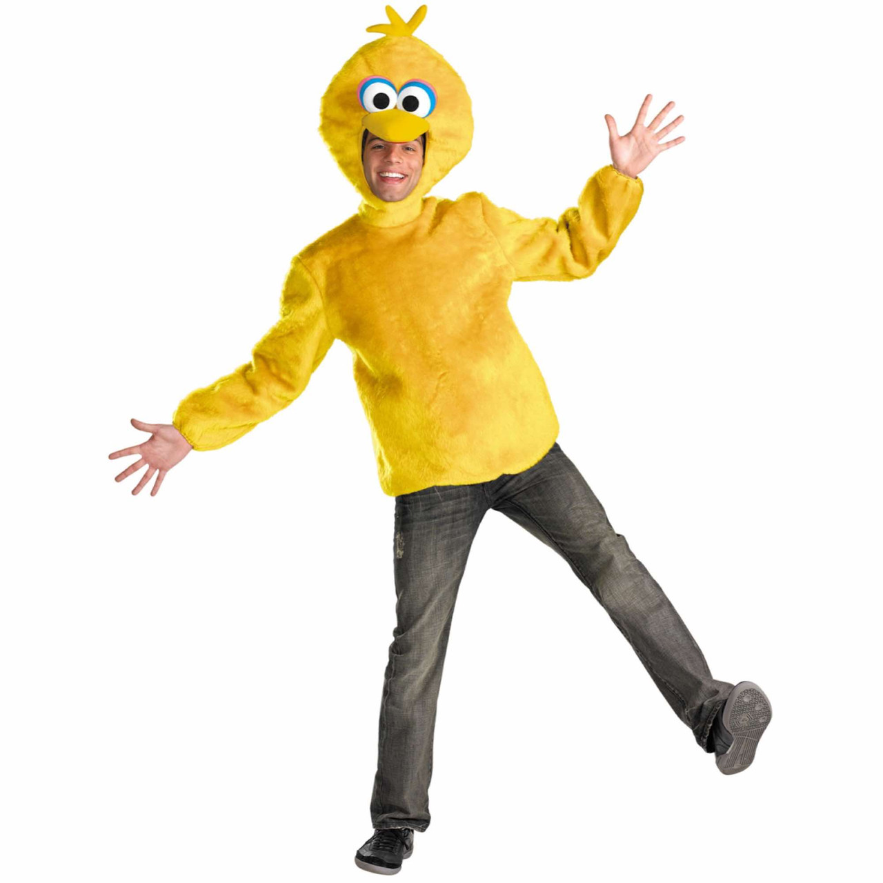 Big Bird Sesame Street Yellow Plush The Muppet Womens Mens Costume XL ...