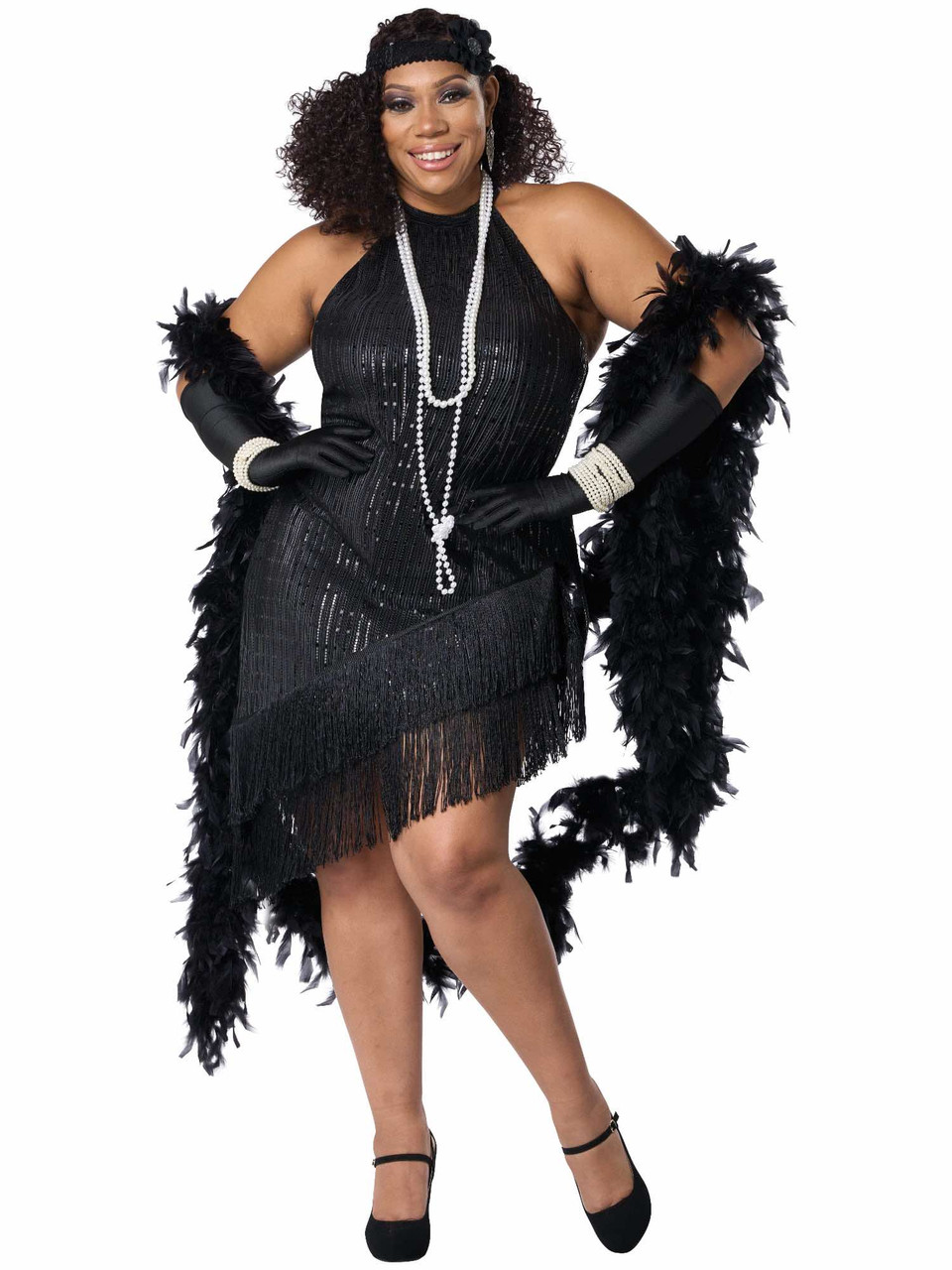 Flapper Dress Women's 20's Gangster Costume Womens 20&
