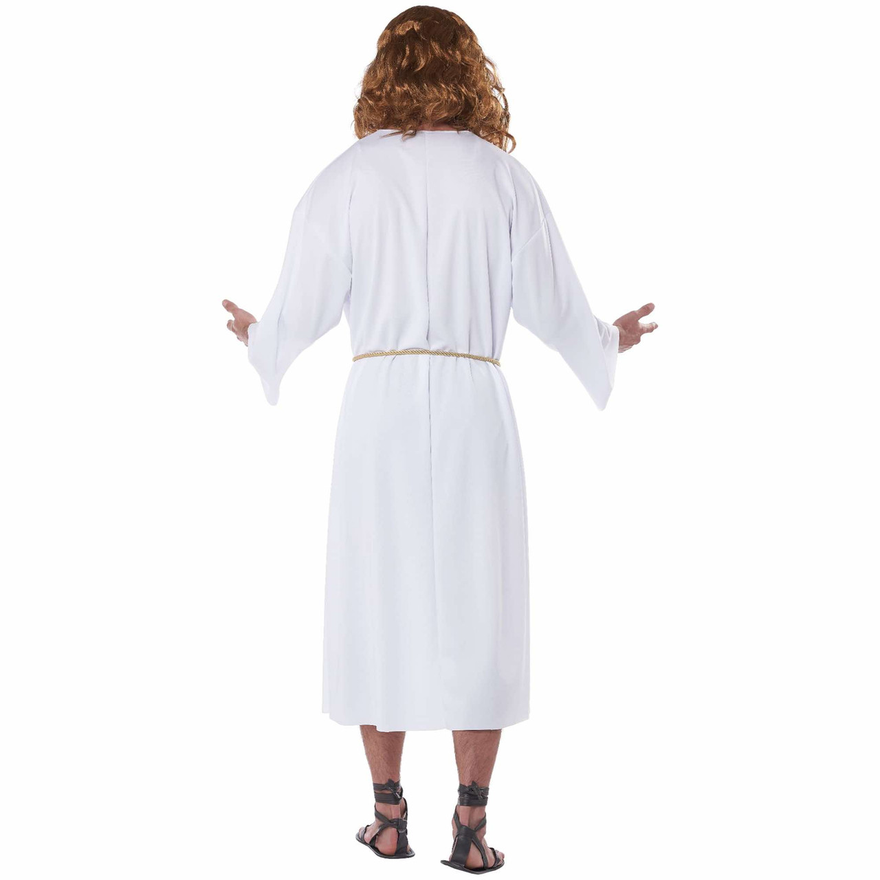Jesus Rises Christ Holy Biblical Religious White Robe Adult Mens ...