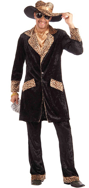 Big Cat Pimp Daddy Gangster 20s Men Costume STD Costume King