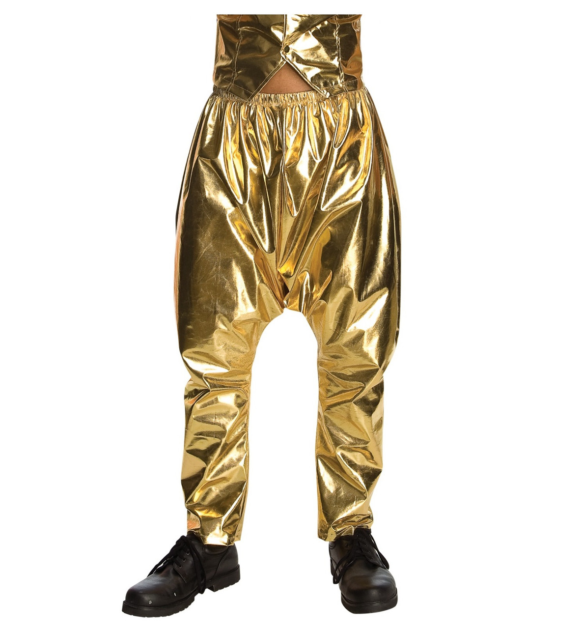 GOLD CHAIN HIP HOP PANTS AND BLACK HOODIE - The Costume Closet