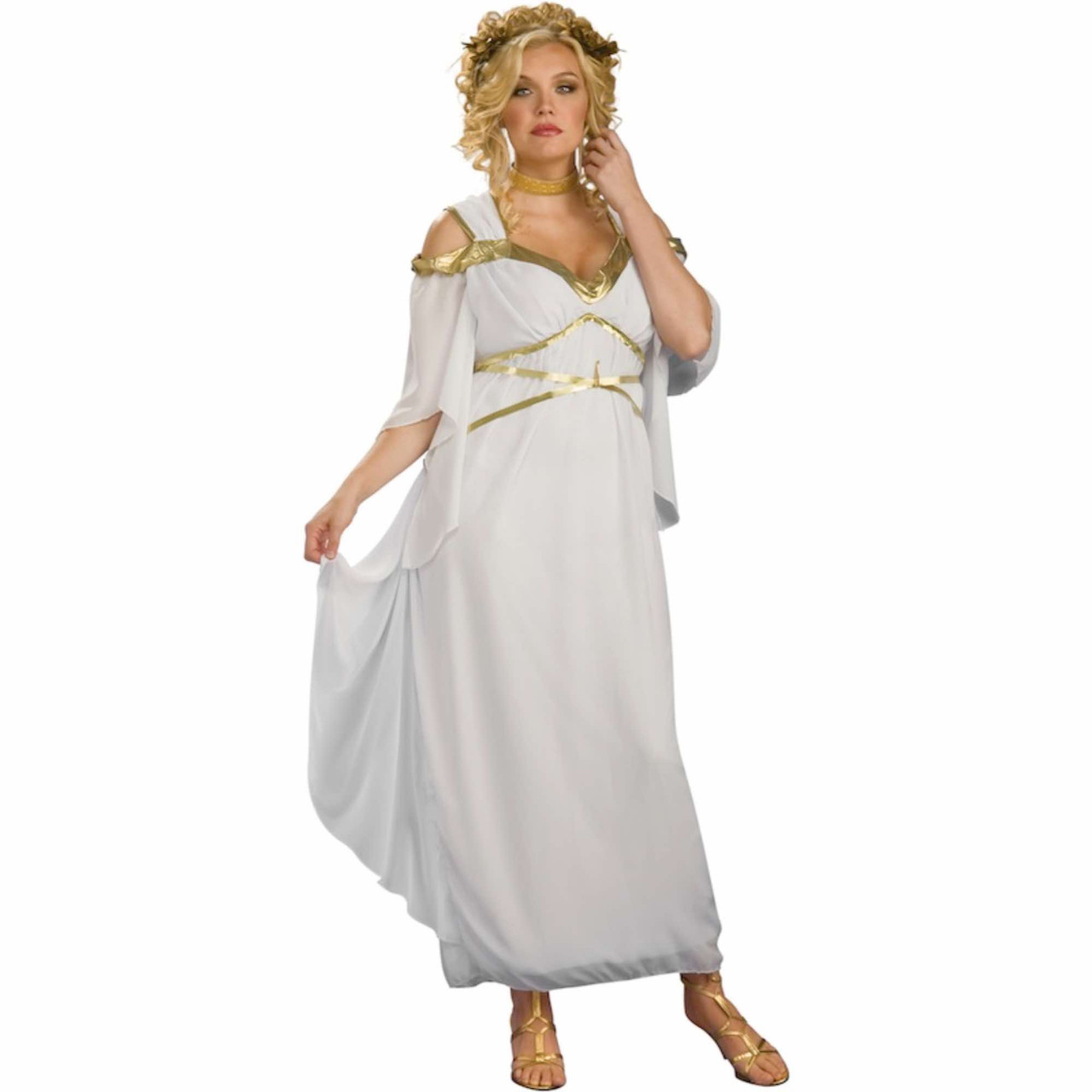 Roman Goddess Greek Toga Women Costume Plus Size Costume King